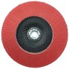Weiler 7" Tiger Ceramic Abrasive Flap Disc, Conical (TY29), 60C, 5/8"-11 UNC 50114